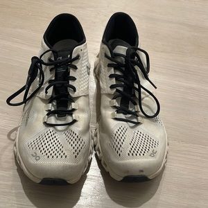 White on cloud sneakers